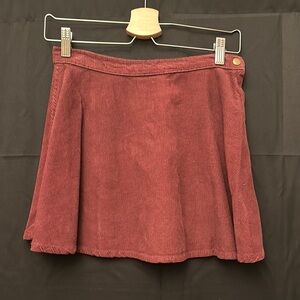 Corduroy A-Line Skirt in Rust Red American Apparel:)